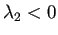 $ \lambda_2<0$