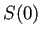 $ S(0)$