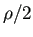 $ \rho/2$