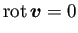 $\displaystyle \rot\bm{v}=0
$