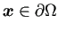 $ \bm{x}\in\rd\Omega$