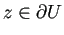 $ z\in\rd U$