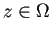 $ z\in\Omega$