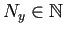 $ N_y\in\mathbb{N}$