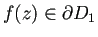 $ f(z)\in\rd D_1$
