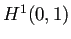 $ H^1(0,1)$
