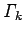 $ \mathit{\Gamma}_k$