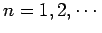 $ n=1,2,\cdots$