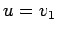 $ u=v_1$