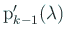 % latex2html id marker 6332 $ (\ref{eq:漸化式の微分})\times p_{k-1}(\lambda)-(\ref{eq:漸化式})\times
p_{k-1}'(\lambda)$