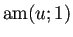 $ \am(u;1)$