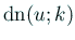 $ \mathrm{dn}(u;k)$