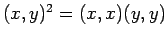 $ (x,y)^2=(x,x)(y,y)$