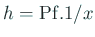 $\displaystyle \pi^{-1}\left({\rm Pf.}1/x\right)\ast f$