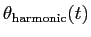 $ \theta_{\mathrm{harmonic}}(t)$