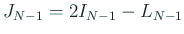 $ J_{N-1}=2 I_{N-1}-L_{N-1}$