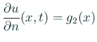 $\displaystyle \frac{\rd u}{\rd n}(x,t)=g_2(x)$