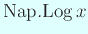 $ \mathrm{Nap.Log} x$