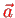 \bgroup\color{red}$ \vec{a}$\egroup