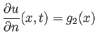 $\displaystyle \frac{\rd u}{\rd n}(x,t)=g_2(x)$