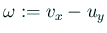 $\displaystyle \omega:=v_x-u_y
$