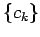 $ \{c_k\}$