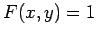 $ F(x,y)=1$