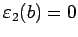 $ \eps_2(b)=0$