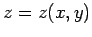 $ z=z(x,y)$