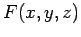 $ F(x,y,z)$