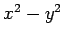 $ x^2-y^2$