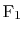 $ \mathrm{F}_1$
