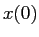 $ x(0)$
